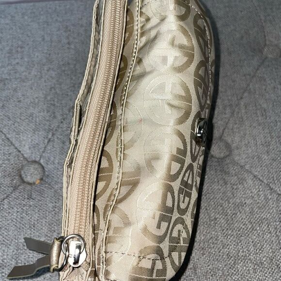 Giani Bernini Canvas Leather Trim Wristlet - Picture 10 of 12